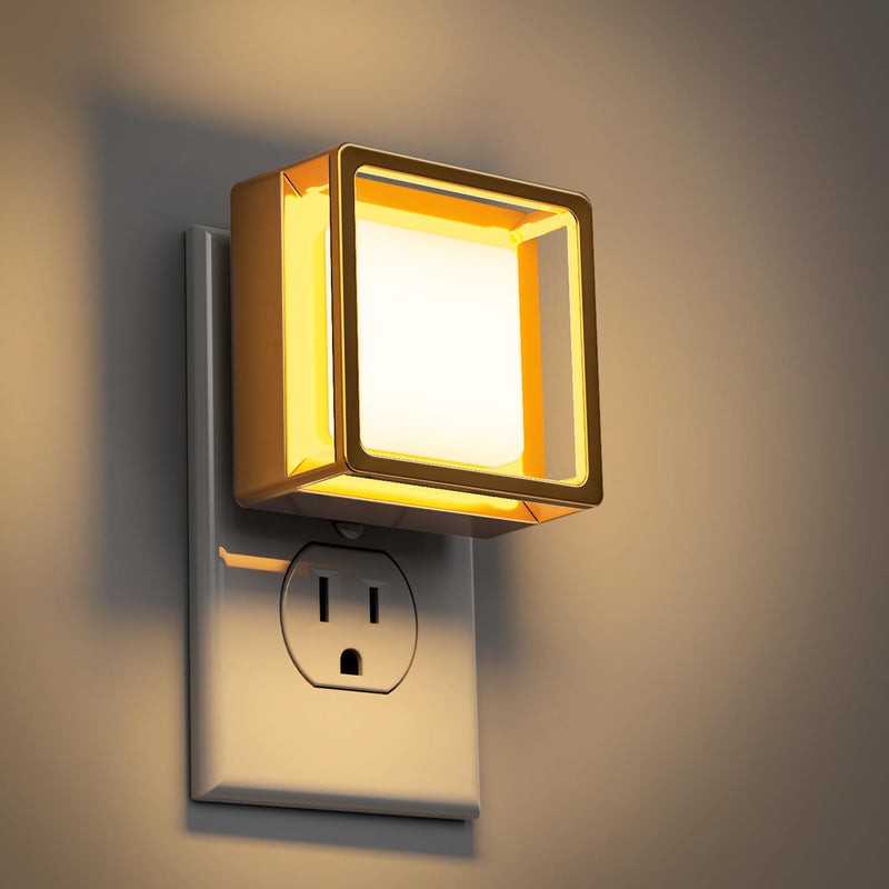 DORESshop LED Night Light, Night Lights Plug Into Wall [2 Pack] with Dusk-to-Dawn Sensor, Dimmable Nightlights, Adjustable Brightness for Bathroom, Hallway, Bedroom,Kids Room,Stairway,Soft White