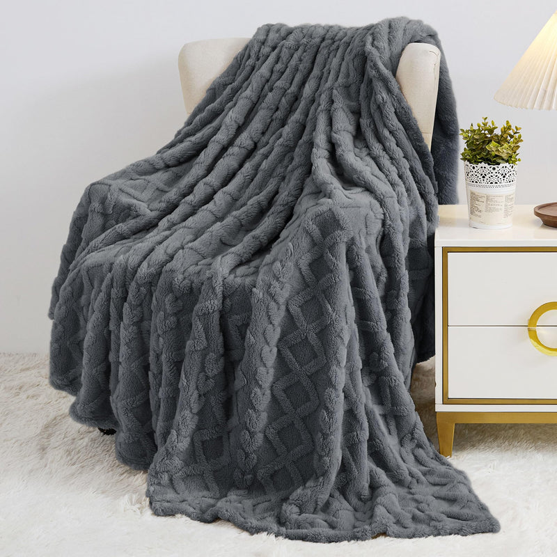 Aganear Fleece Throw Blanket - Cozy Soft Lightweight Fuzzy Throw Blanket for Women Portable Throw Blankets for Couch, Warm Present for Birthday, Christmas, Halloween, Housewarming(50"x60", Khaki)