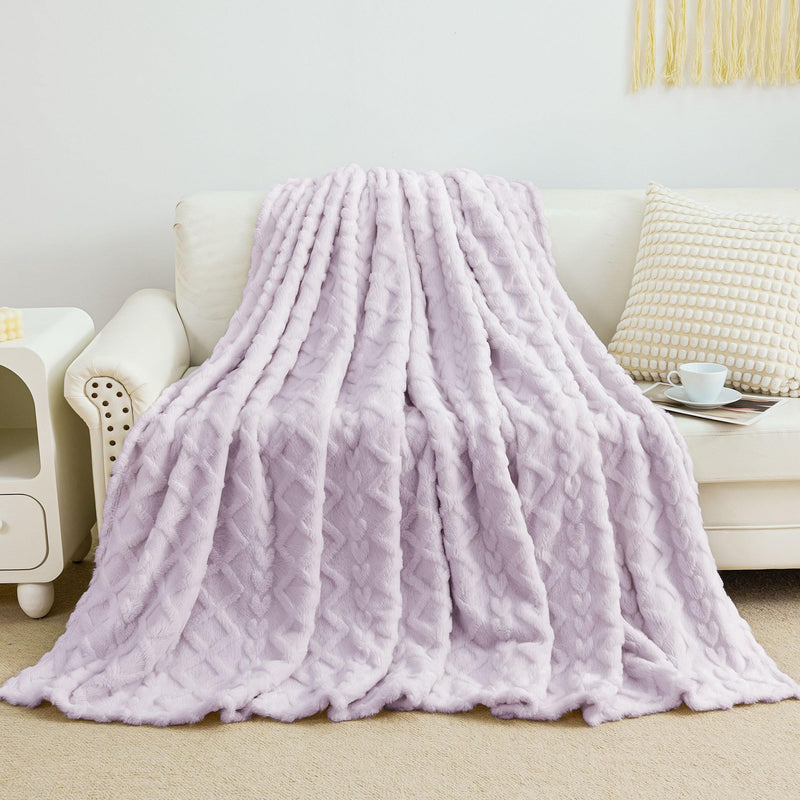Aganear Fleece Throw Blanket - Cozy Soft Lightweight Fuzzy Throw Blanket for Women Portable Throw Blankets for Couch, Warm Present for Birthday, Christmas, Halloween, Housewarming(50"x60", Khaki)