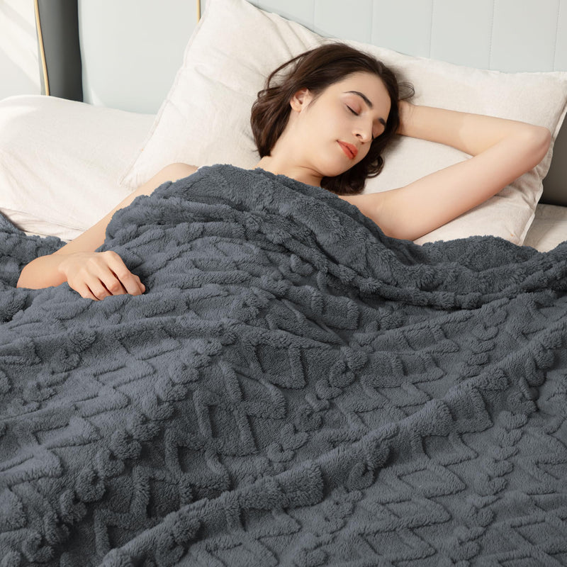 Aganear Fleece Throw Blanket - Cozy Soft Lightweight Fuzzy Throw Blanket for Women Portable Throw Blankets for Couch, Warm Present for Birthday, Christmas, Halloween, Housewarming(50"x60", Khaki)