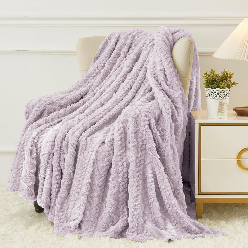 Aganear Fleece Throw Blanket - Cozy Soft Lightweight Fuzzy Throw Blanket for Women Portable Throw Blankets for Couch, Warm Present for Birthday, Christmas, Halloween, Housewarming(50"x60", Khaki)